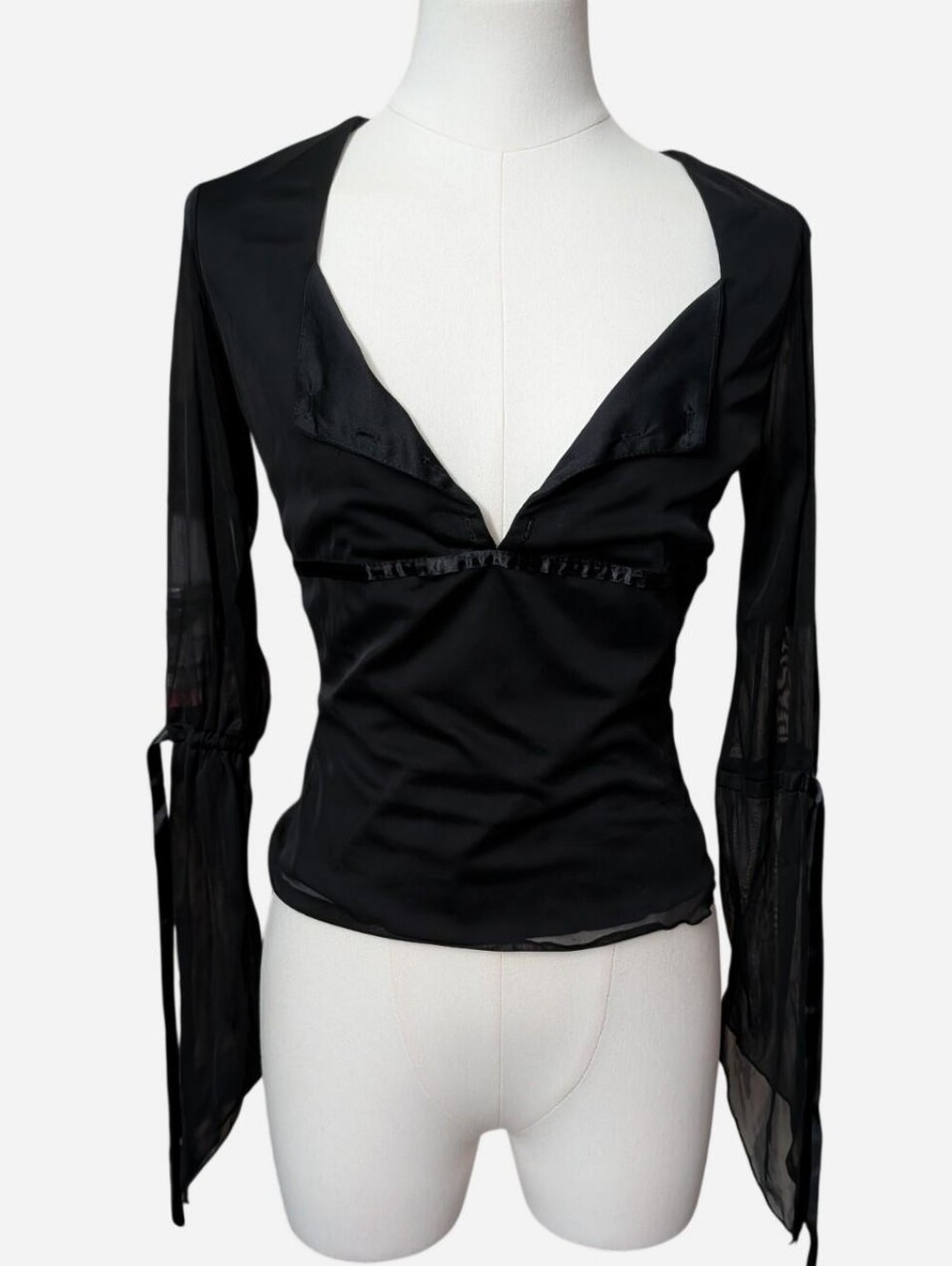 Vintage Morbid Threads Witchy Longsleeve Blouse (fits S-L) ‼️open to Offers